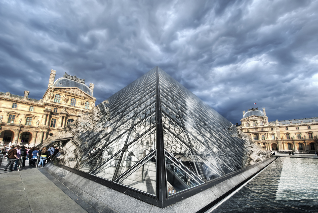 The Pyramid at the Louvre in Paris The Pyramid at the Louvre in Paris